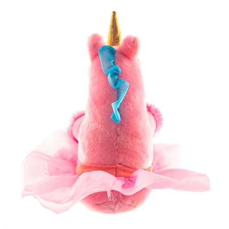 Мягкая игрушка BUTTON BLUE Единорог розовый в юбке 18 см