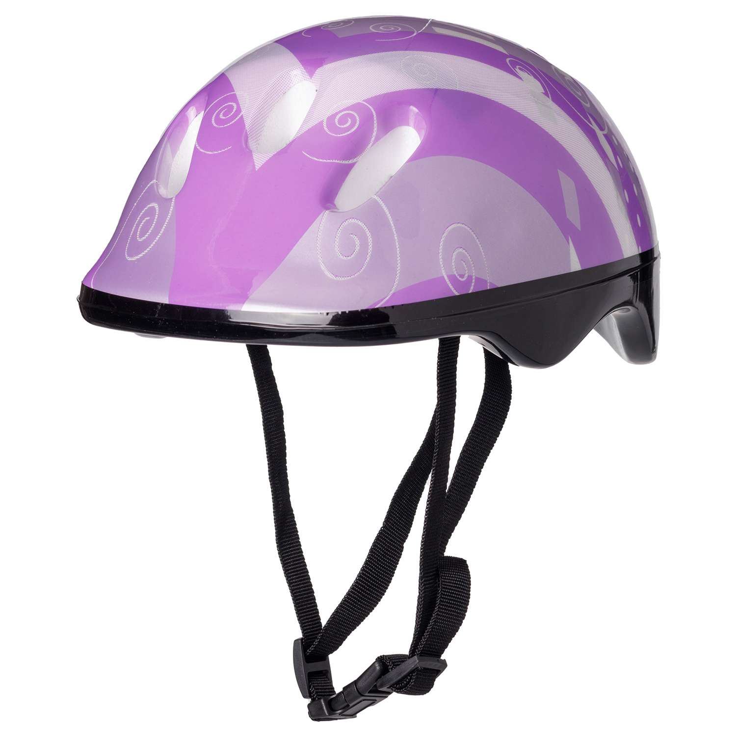 Защита Шлем BABY STYLE для роликовых коньков фиолетовый обхват 57 см. - фото 1