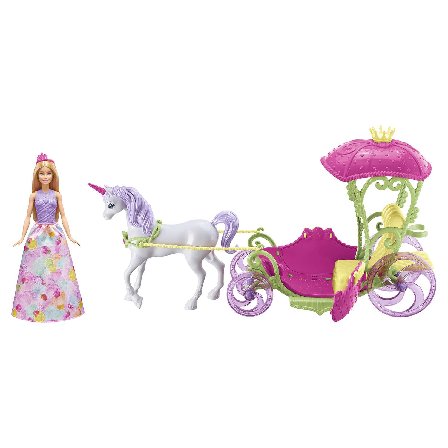 Набор Barbie Конфетная карета и кукла DYX31 - фото 1