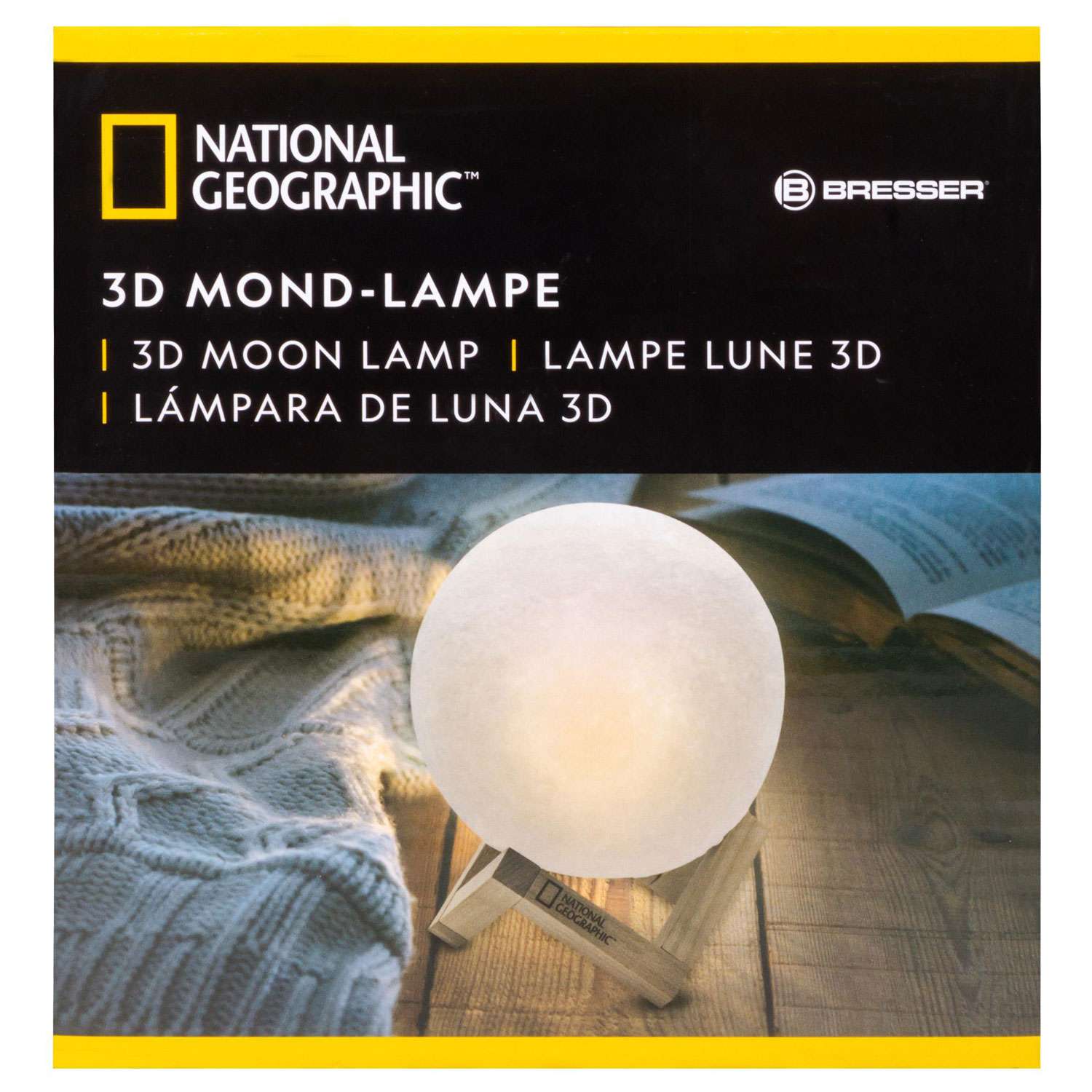 Лампа настольная Bresser National Geographic «3D Луна» 15 см - фото 12