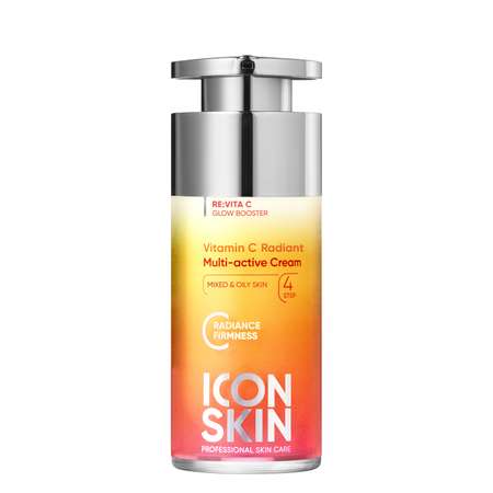 Мультиактивный крем ICON SKIN Vitamin C Radiant для комбинированной и жирной кожи