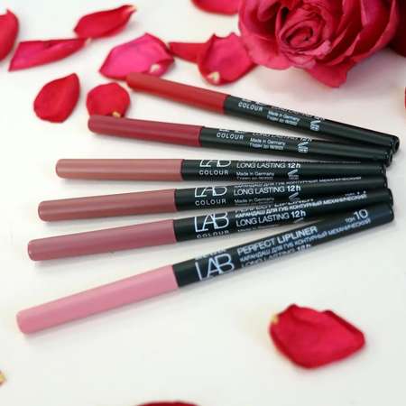 Карандаш для губ БЕЛИТА lab colour Perfect Lipliner Long Lasting 12h механический тон 11 лилово-пудровый