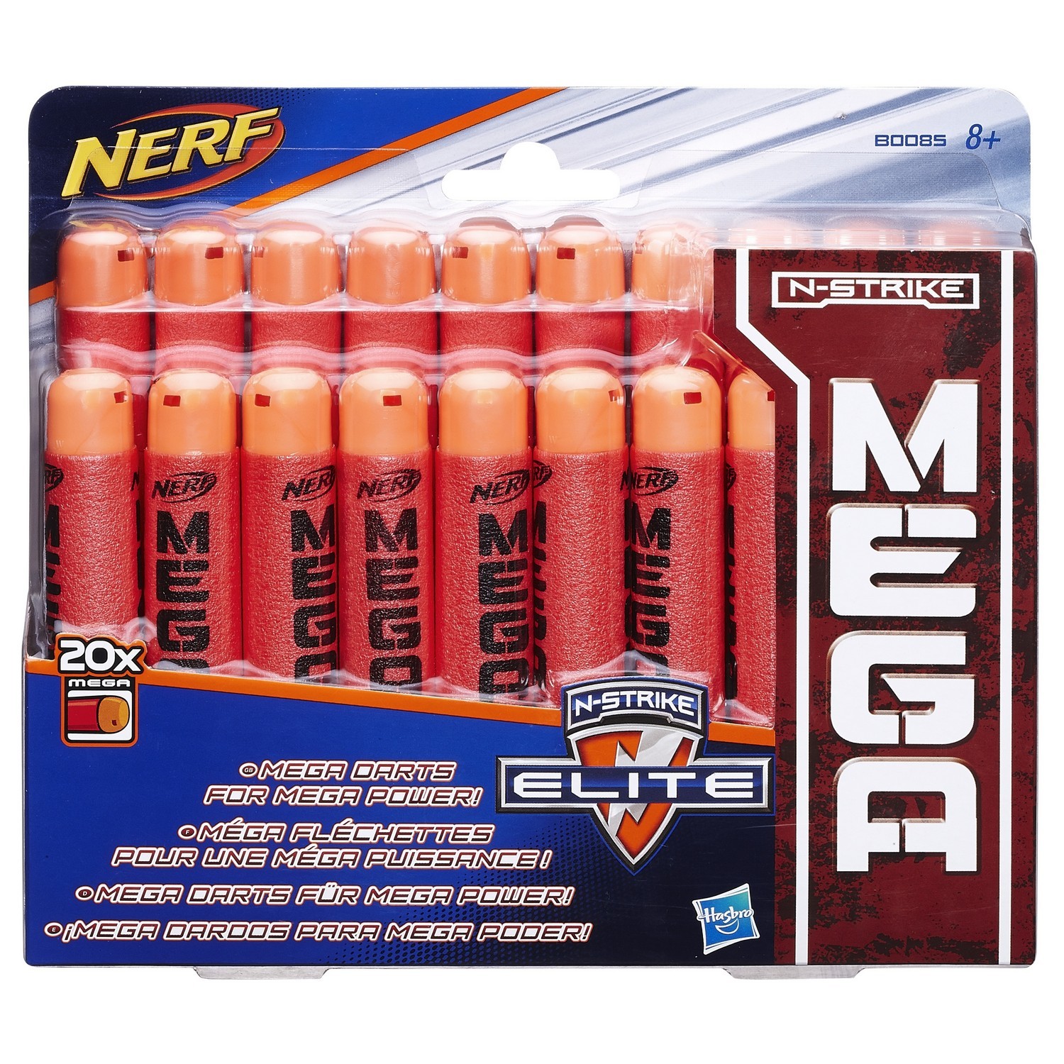 Стрелы для бластеров Nerf Mega 20шт B0085EU6 - фото 2