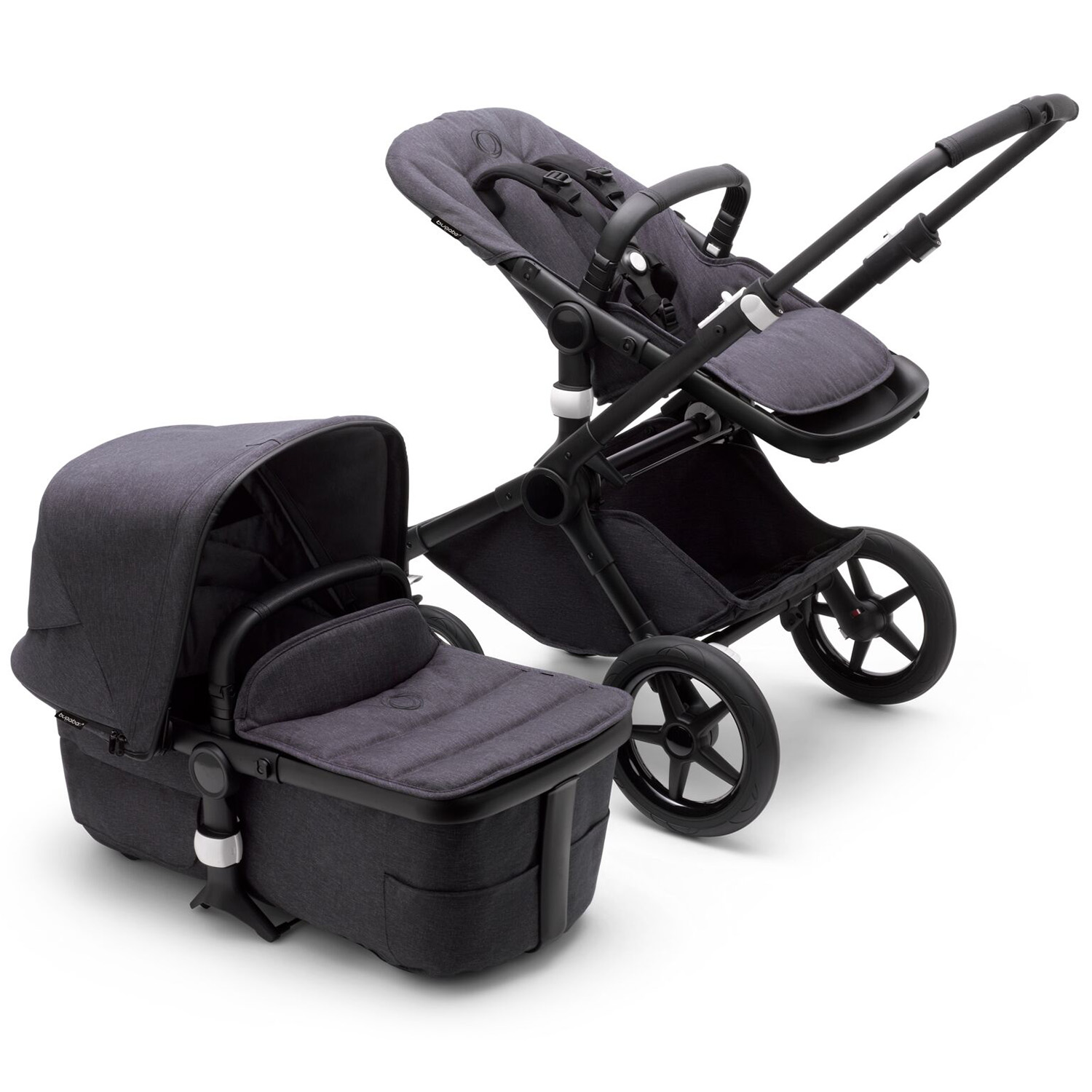 Коляска 2в1 Bugaboo Fox3 Complete Mineral Black-Washed Black 2306010034 - фото 5