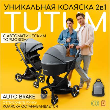 Коляска 2в1 AmaroBaby Tutum Серый