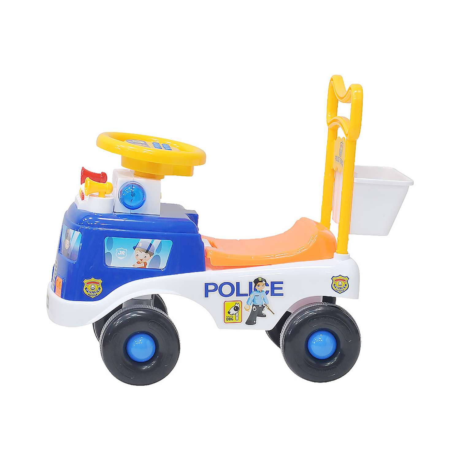 Детская каталка EVERFLO Полицейская машина ЕС-902 blue - фото 2