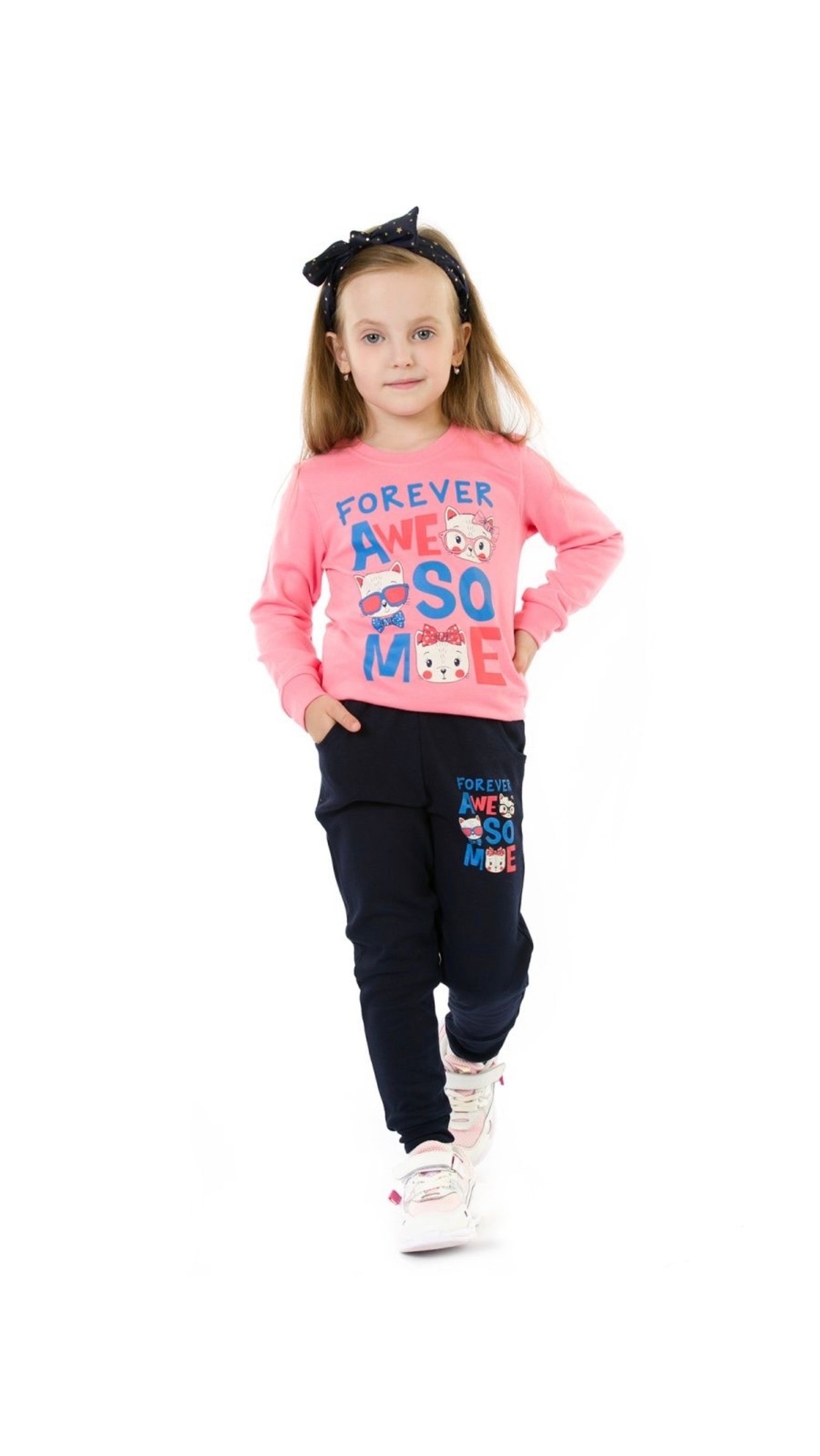 Свитшот и брюки Avrora Kids Л-ИП-FOREV360 - фото 1