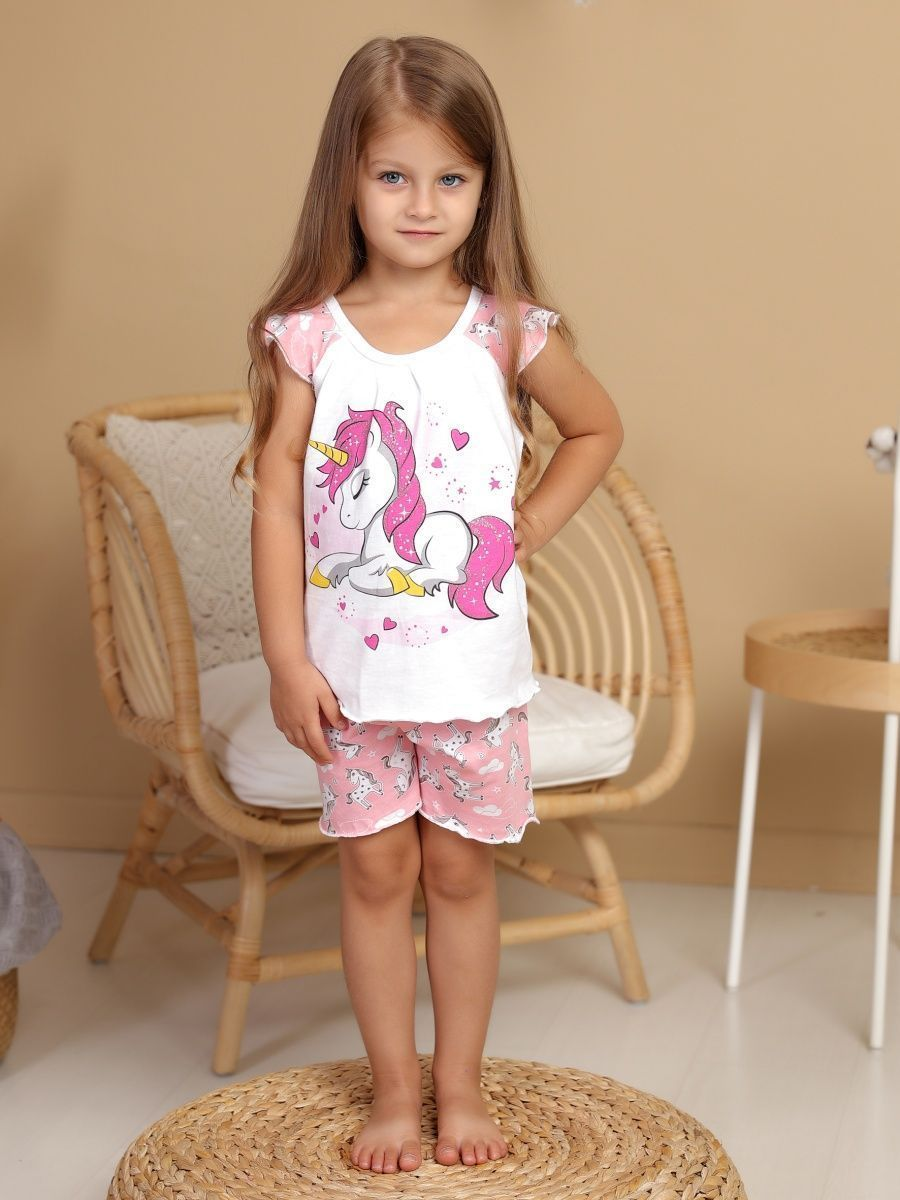 Пижама Babycollection 603/pjm004/3/sph/k1/001/p1/W*dбелый розовый - фото 5