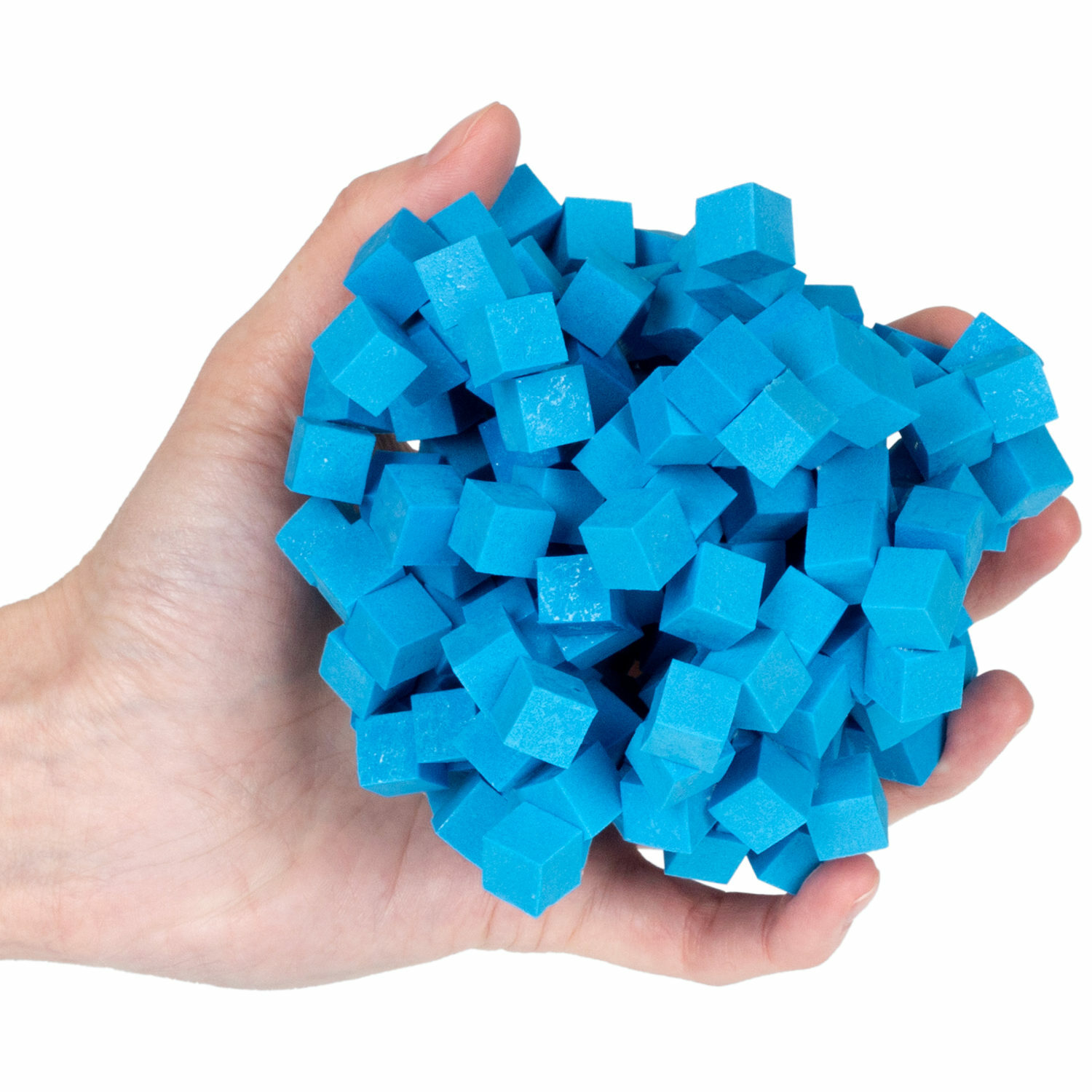 Конструктор пластилин 1TOY Gummy blocks антистресс синий - фото 6