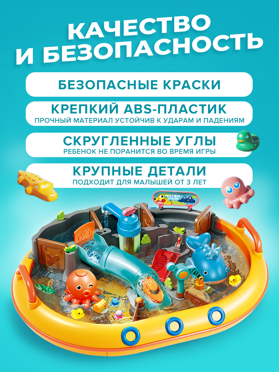 Игровой набор Позитив магнитная рыбалка Аквапарк - фото 10