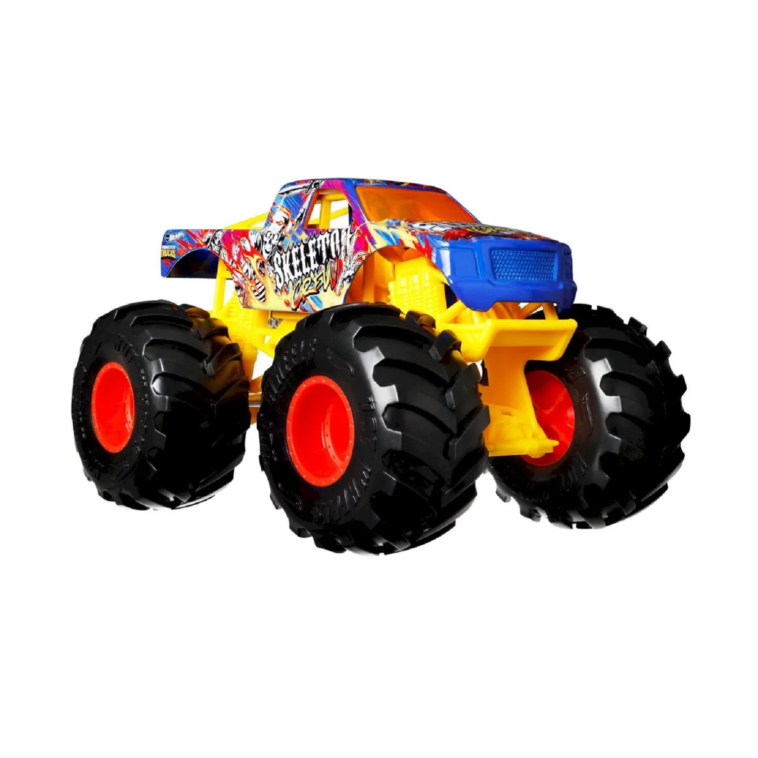 Машинка Hot Wheels Monster Trucks Команда скелетов GTJ46 FYJ83 - фото 1