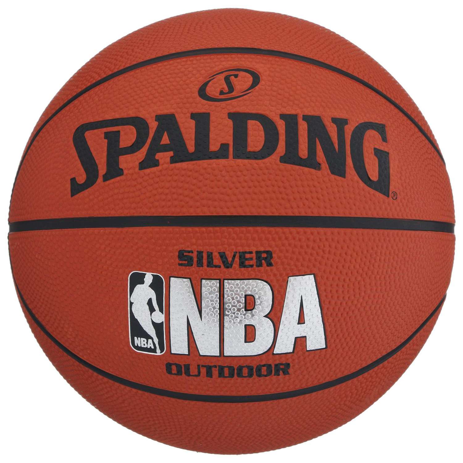 Мяч Sima-Land Баскетбольный Spalding NBA Silver - фото 1