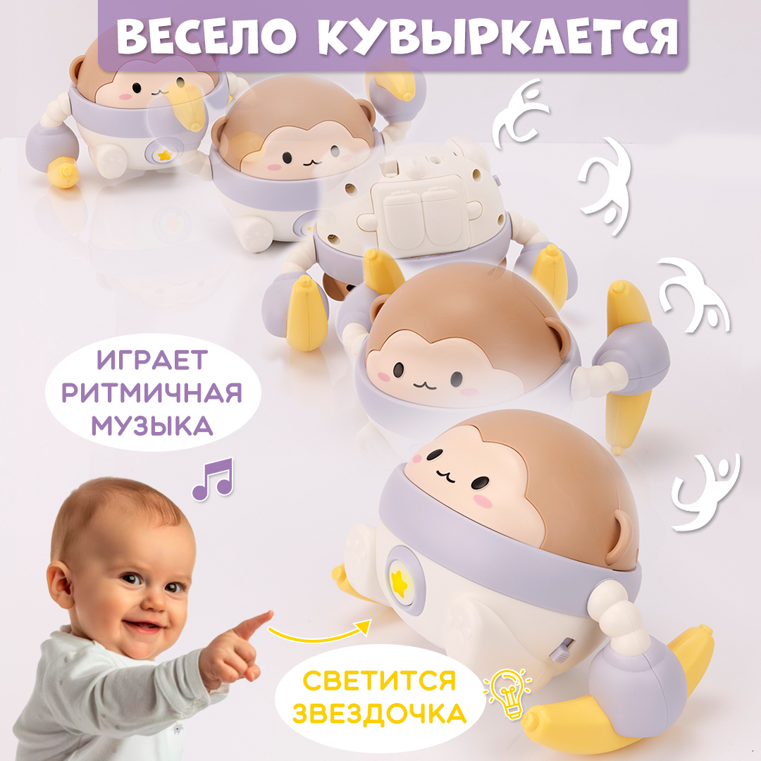 Интерактивная игрушка Chilink музыкальная обезьянка - фото 2