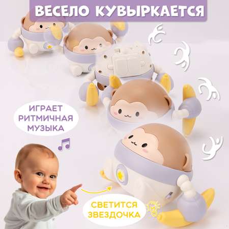 Интерактивная игрушка Chilink музыкальная обезьянка