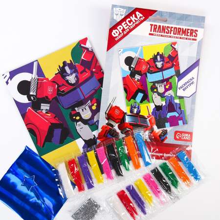 Набор Hasbro для творчества. фреска «Оптимус Прайм» Transformers
