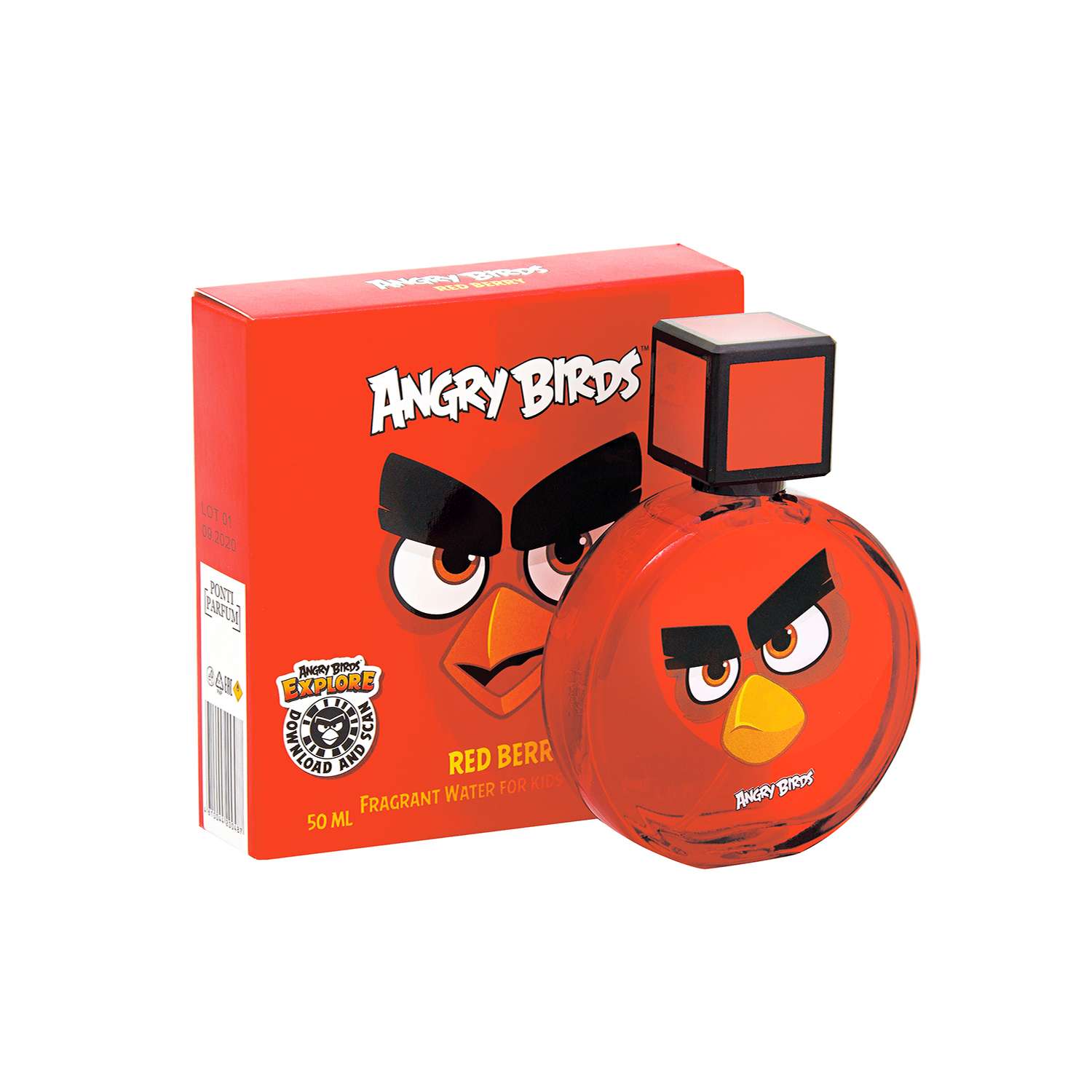 Душистая вода ANGRY BIRDS для детей Red berry 50 мл - фото 1