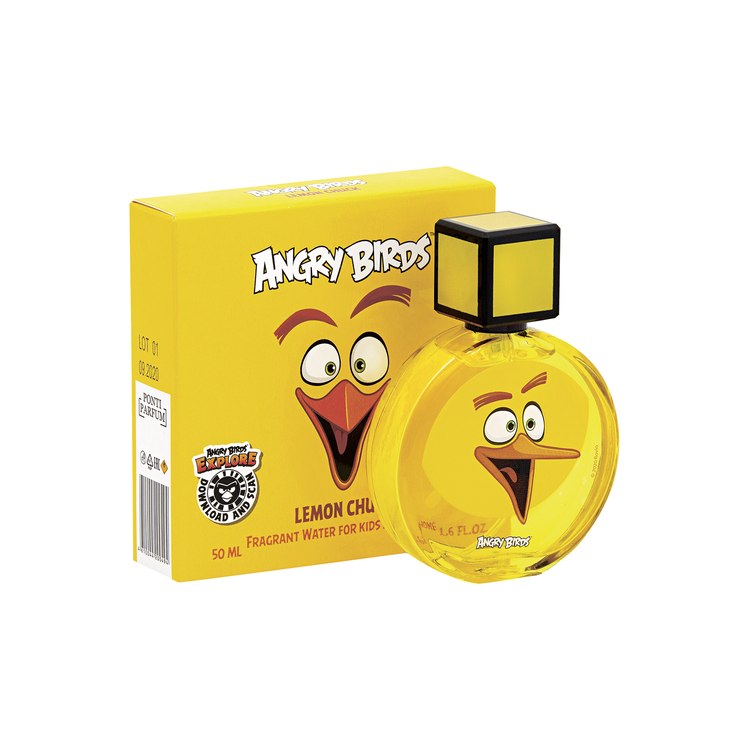 Душистая вода Angry Birds Для детей - Lemon Chuck/Чак Лимон купить по цене  337 ₽ в интернет-магазине Детский мир