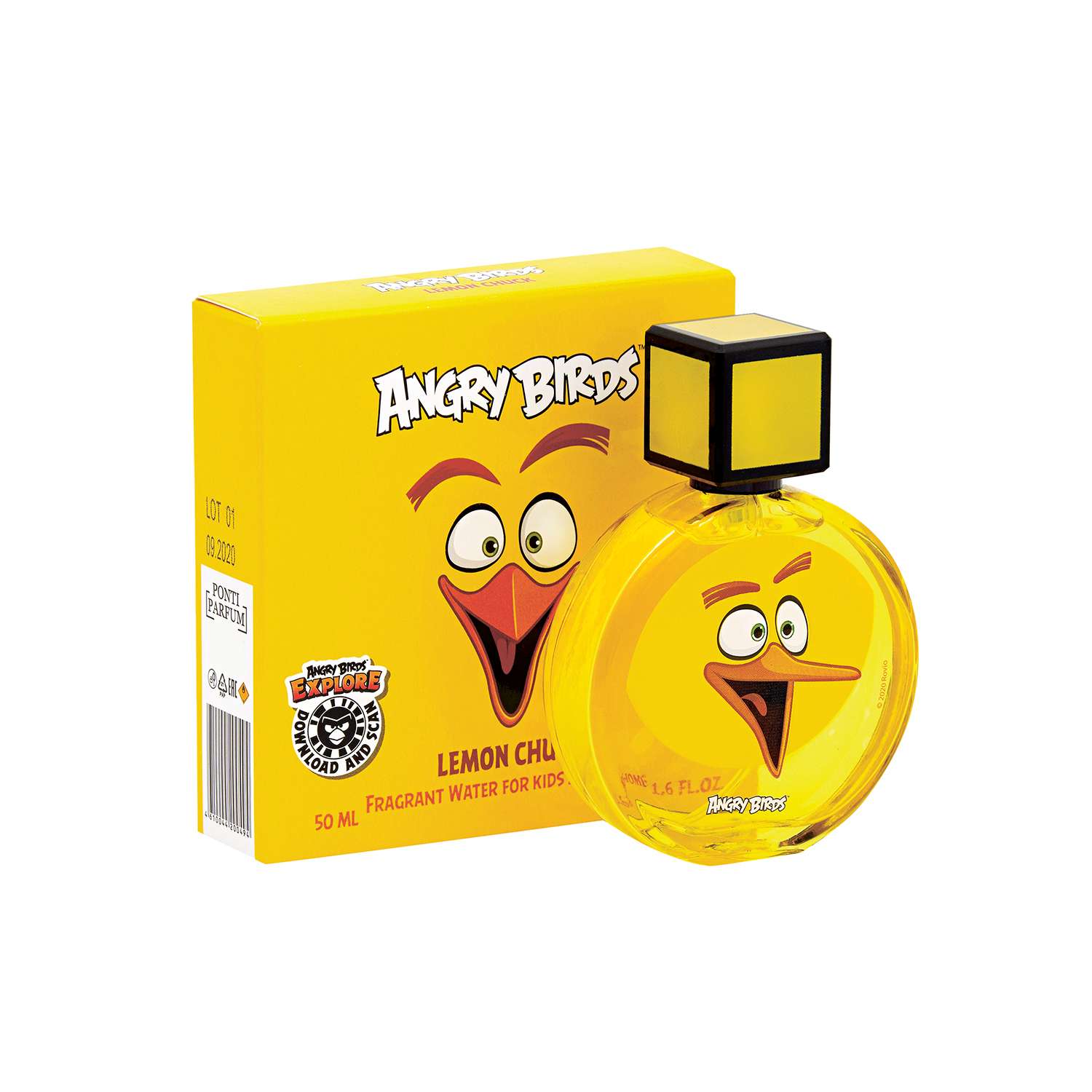 Душистая вода Angry Birds Для детей - Lemon Chuck/Чак Лимон - фото 1