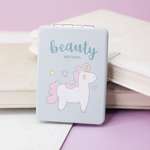 Зеркало карманное iLikeGift Unicorn beauty green с увеличением