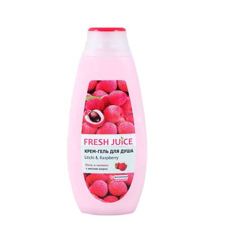 Крем-гель для душа Fresh Juice МП  Личи и Малина 400 мл