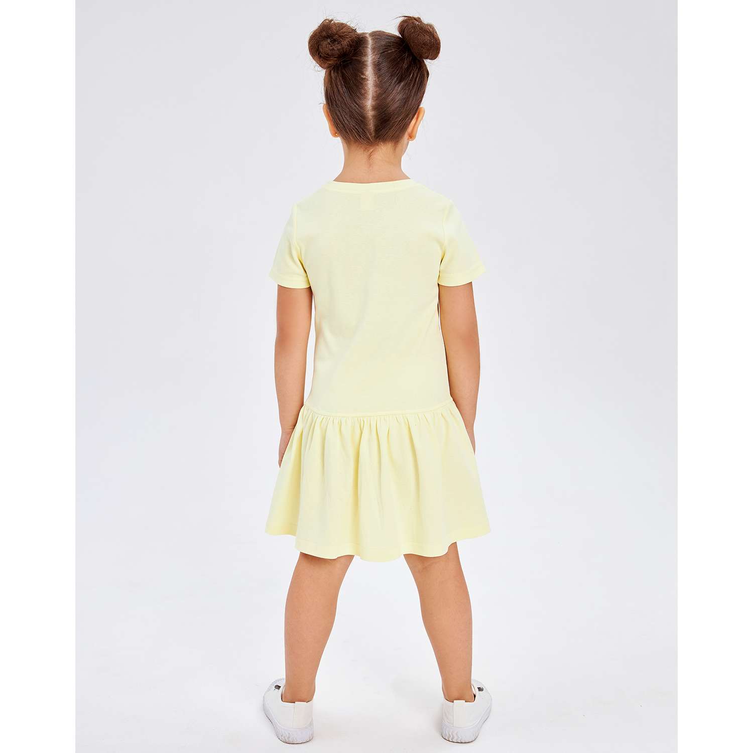 Платье Lucky Child 143-63/светло-желтый/2-12 - фото 2