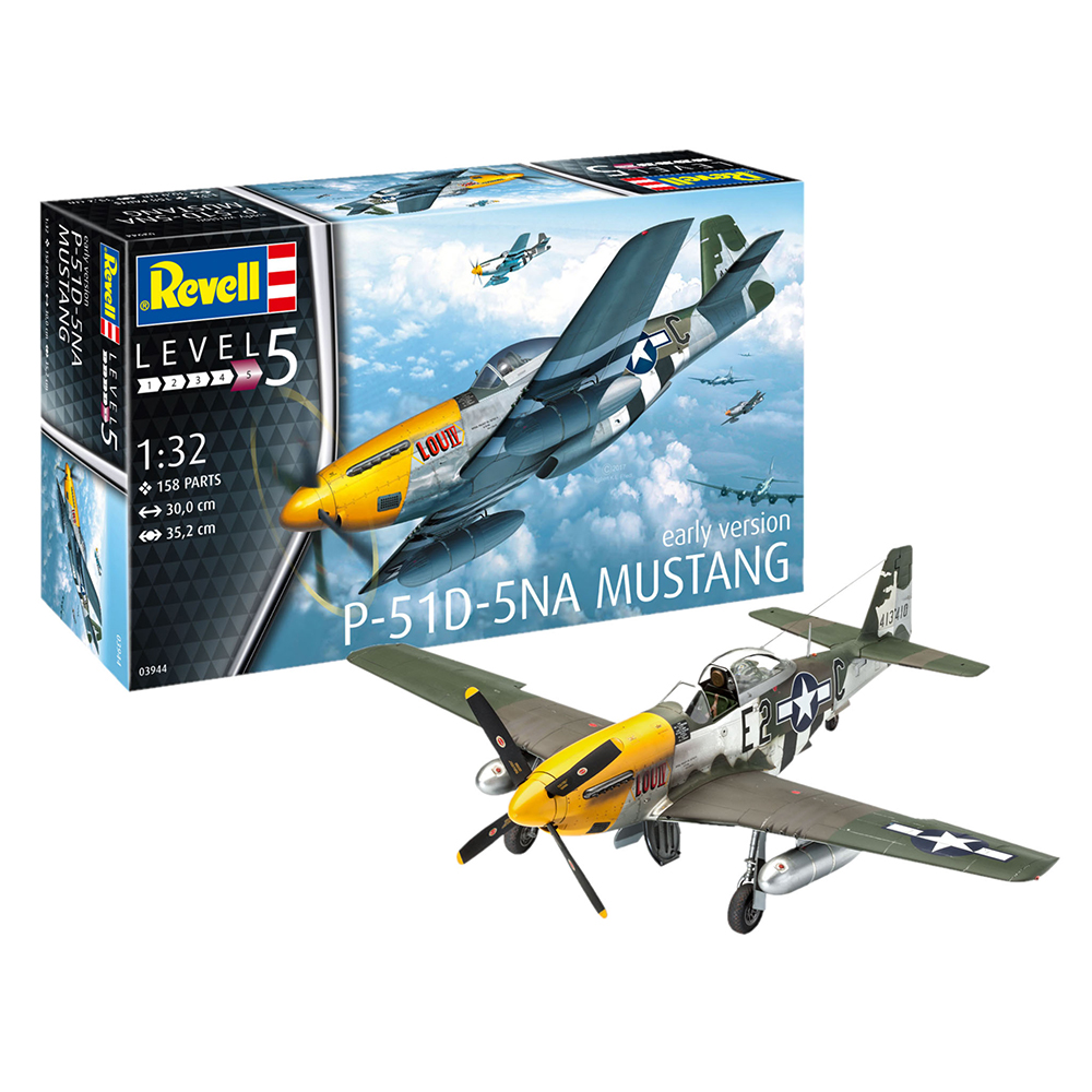 Модель для сборки Revell Истребитель P-51D Mustang 03944 - фото 1