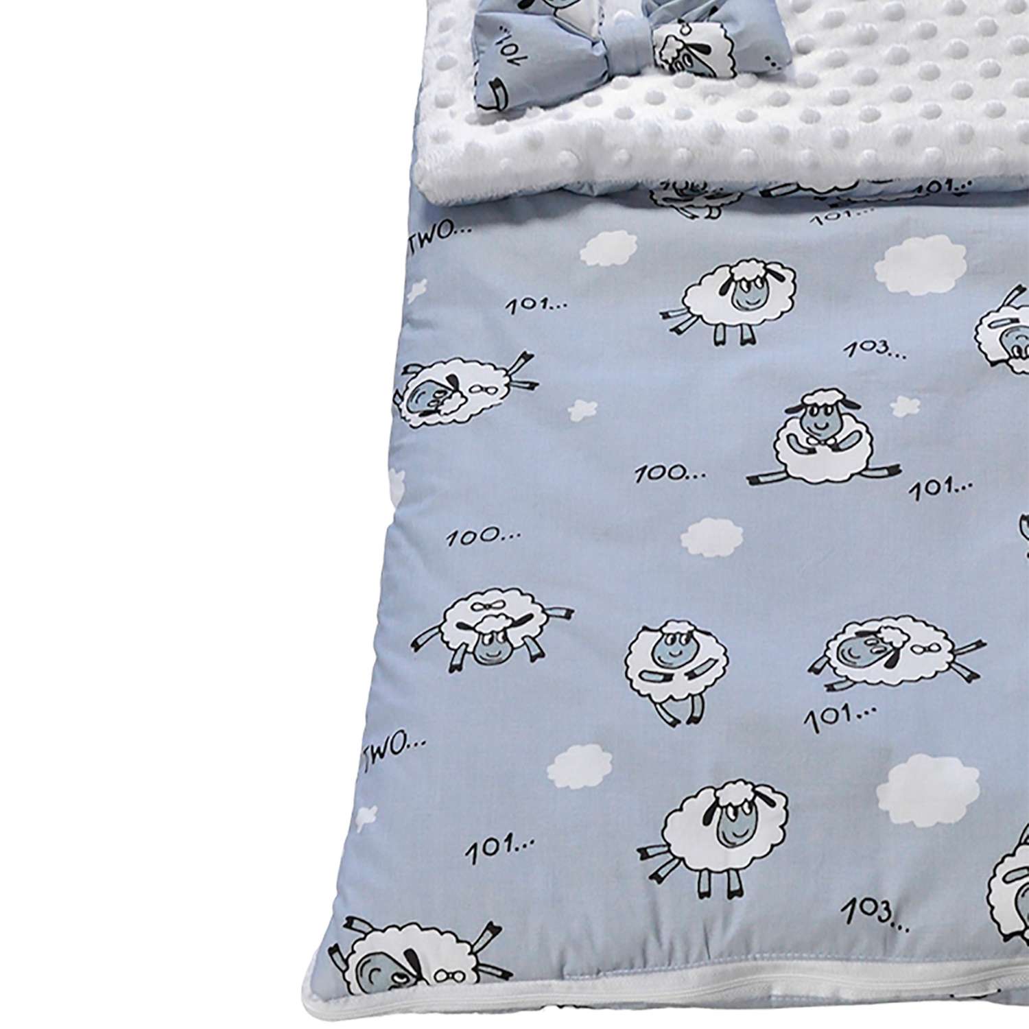 Спальный мешок AmaroBaby детский EXCLUSIVE Soft Collection 101 Барашек - фото 5