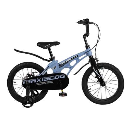 Детский двухколесный велосипед Maxiscoo Cosmic делюкс 16 голубой матовый