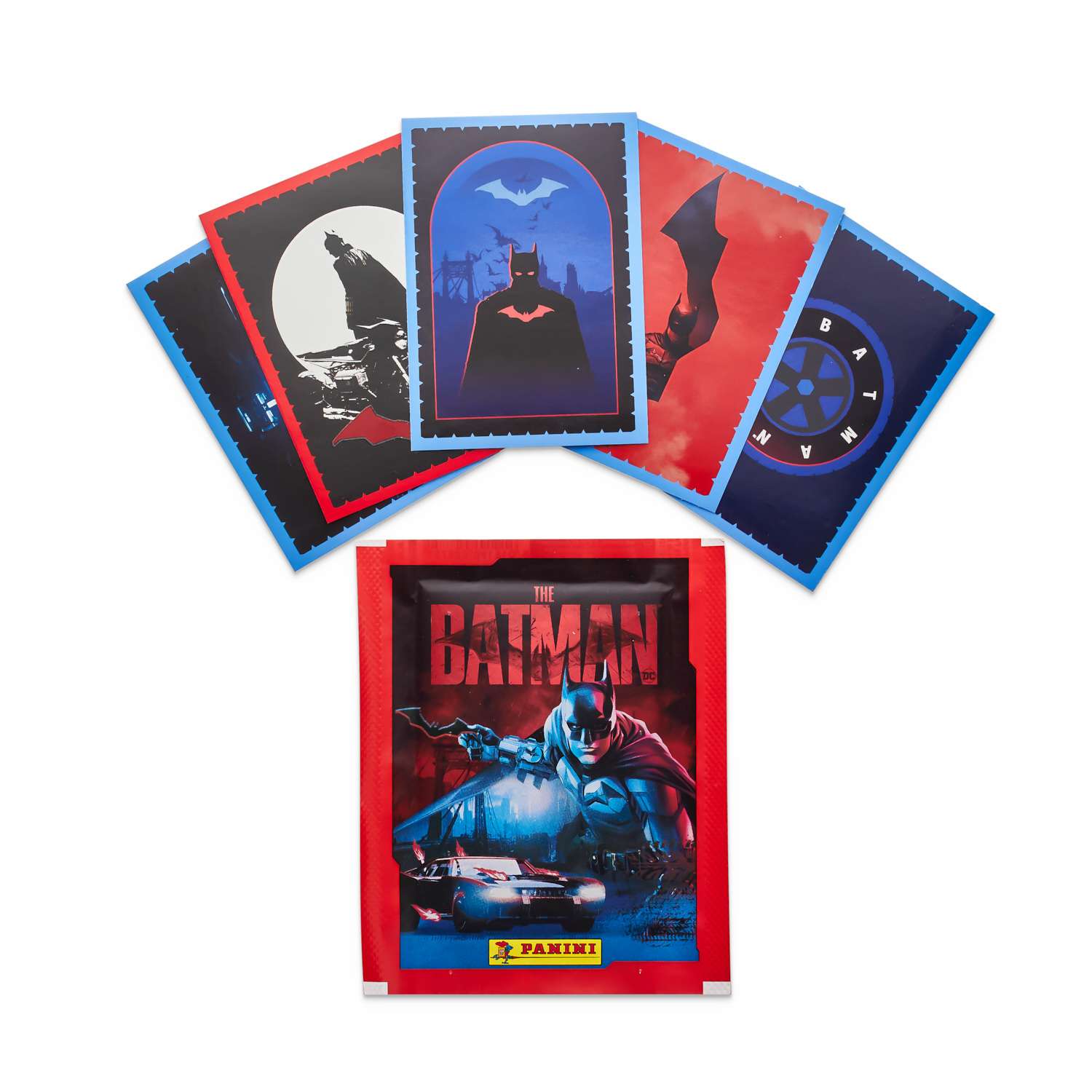 Набор коллекционных наклеек Panini Бэтмен 12 пакетиков в экоблистере - фото 2