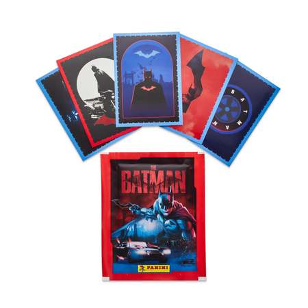 Набор коллекционных наклеек Panini Бэтмен 12 пакетиков в экоблистере