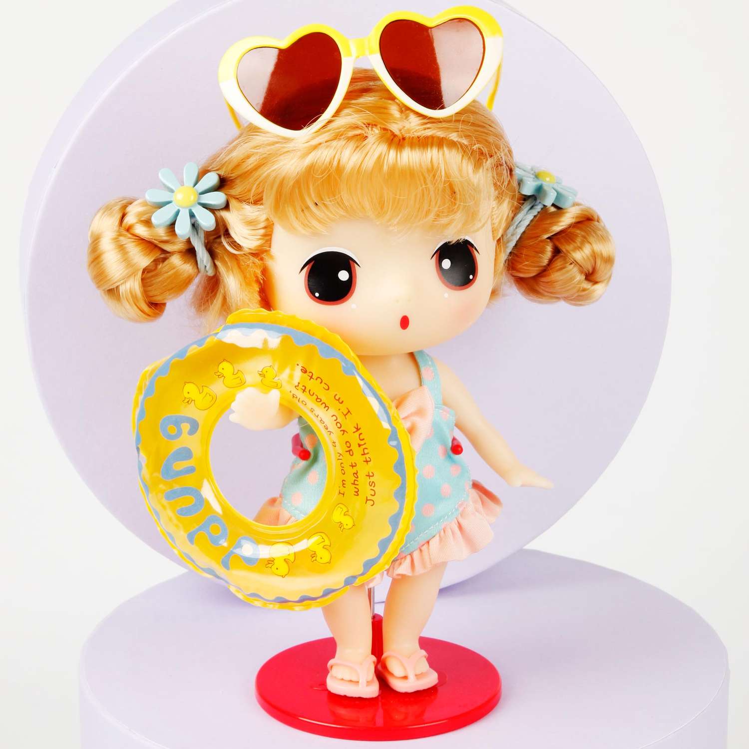 Кукла DDung Пляжница 18 см корейская игрушка аниме FDE1831 - фото 12
