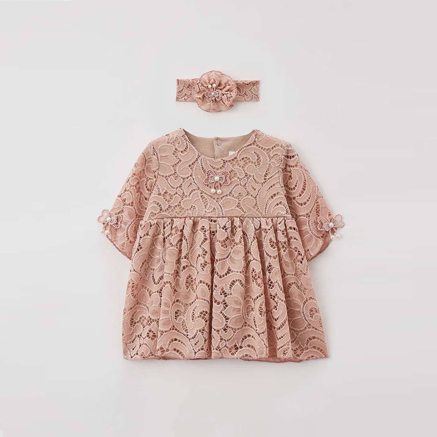 Пплатье с ободком ARDIROSE И-91068/розовыйжемчуг - фото 8