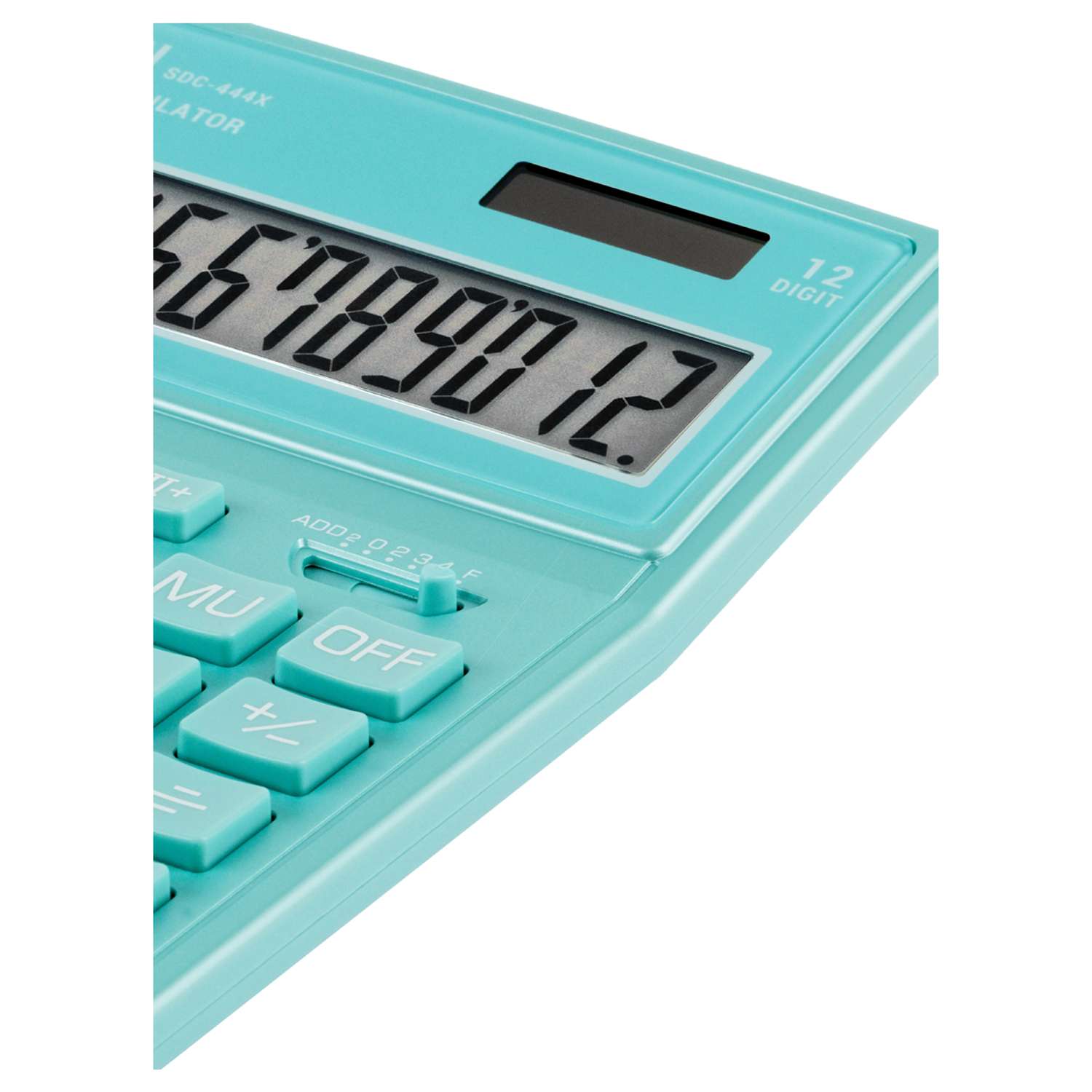 Калькулятор Eleven SDC-444X-GN 12 разрядов двойное питание 155*204*33мм бирюзовый - фото 5