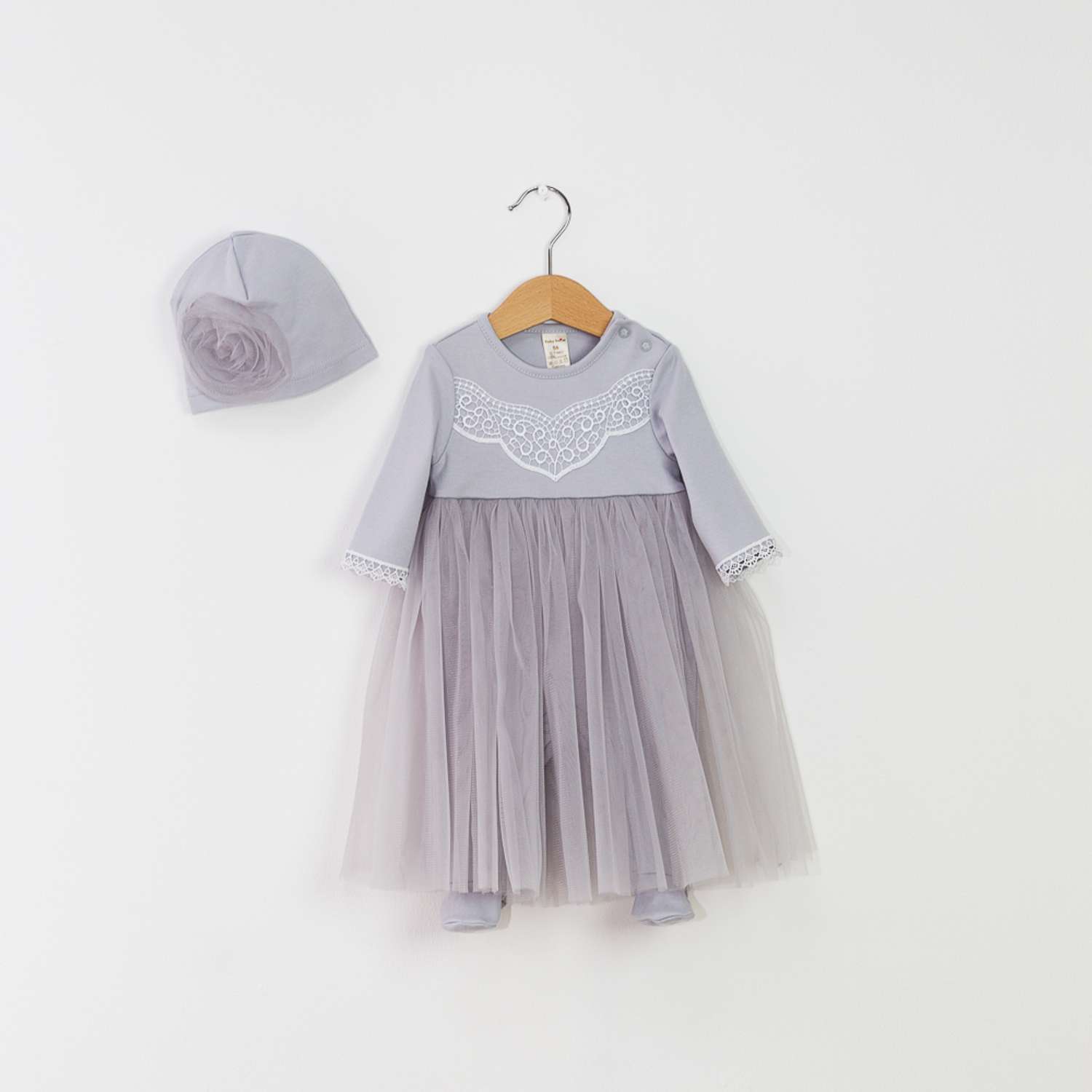 Платье-комбинезон с шапочкой BABY-BOOM КН60/3-И - фото 1