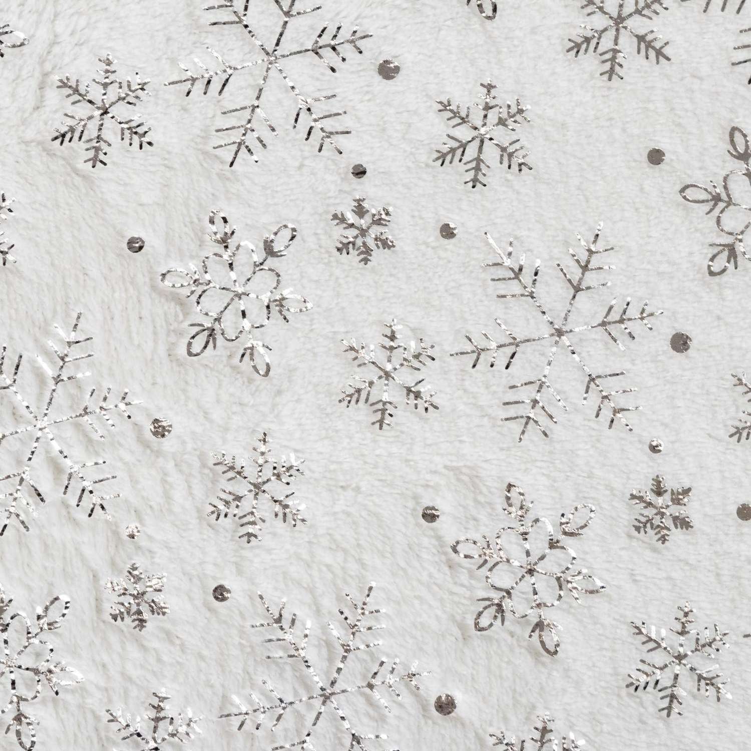Плед Этель Серебряные снежинки 180*200 см - фото 2