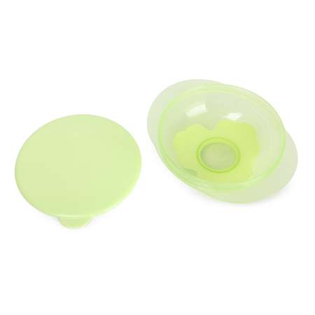 Тарелка BabyGo с присоской Зеленая D2-0211