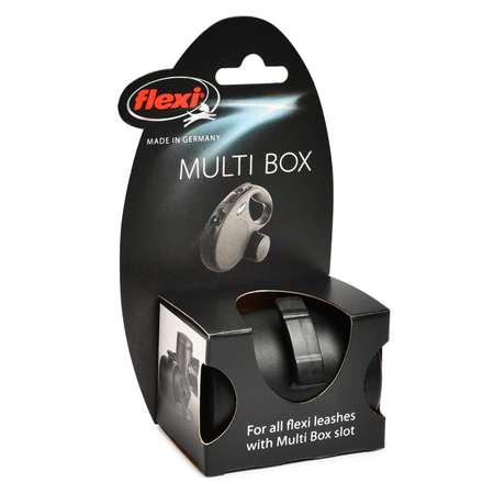 Бокс Flexi Multi box для лакомств или пакетиков для сбора фекалий S-М/L Черный 23709