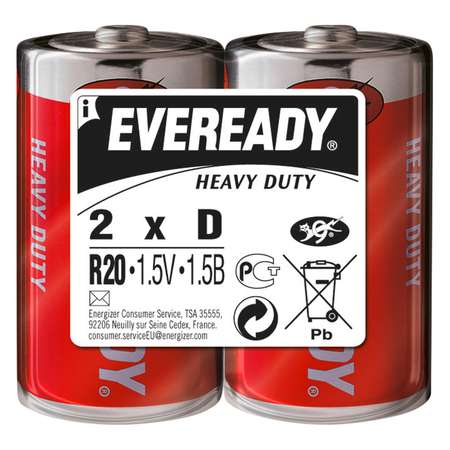 Батарейка Eveready HD R20 2хD