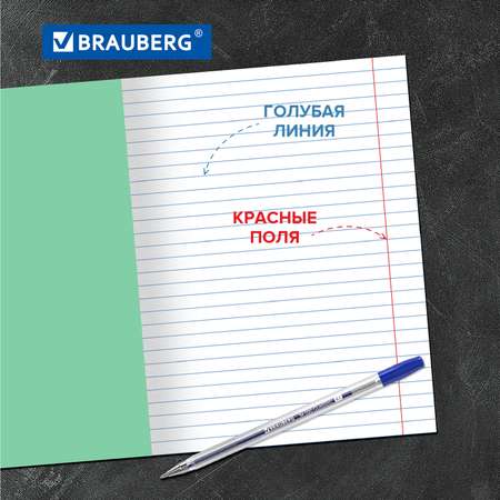 Тетрадь Brauberg 12л комплект 20шт Великие имена Чехов линия