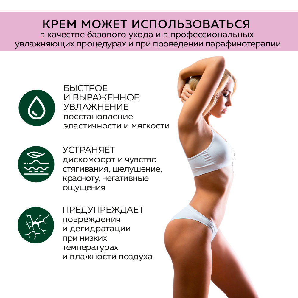 Экстраувлажняющий крем Beauty Style питательный для лица и тела с Urea 5% и маслом Jojoba 250 мл - фото 3