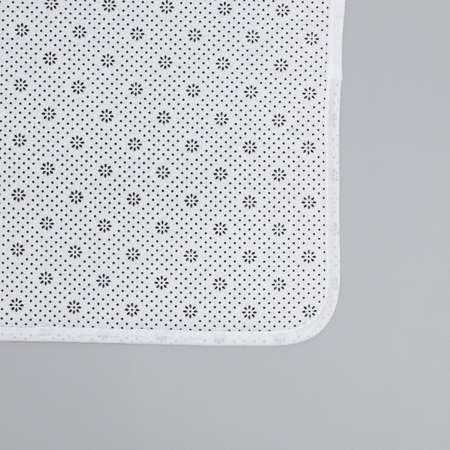 Набор ковриков Доляна для ванной и туалета «Контраст» 2 шт: 50×80 40×50 см