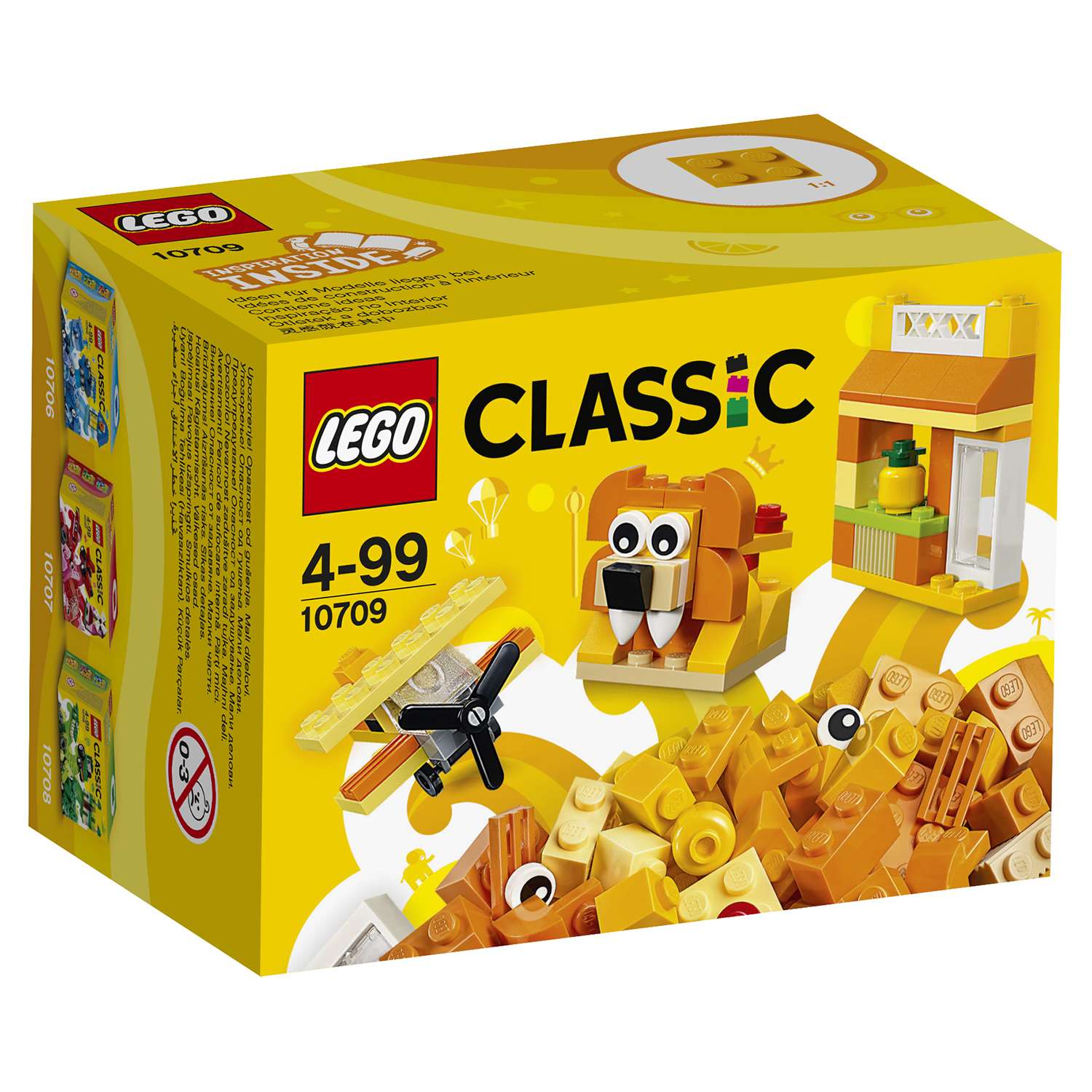 Конструктор LEGO Classic Оранжевый набор для творчества (10709) - фото 14