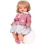 Кукла говорящая Antonio Juan Изабелла в темно-розовом 42 см плачет мягконабивная