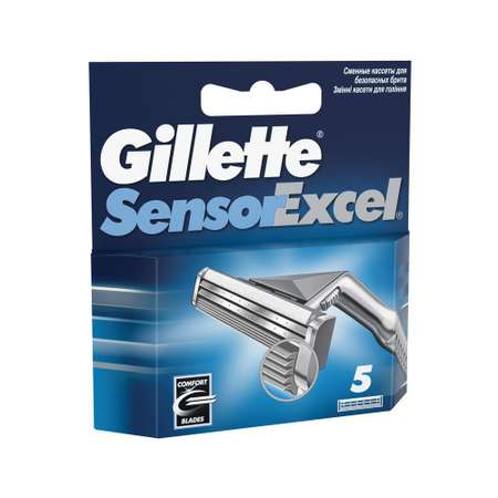 Сменные кассеты GILLETTE Sensor Excel-5