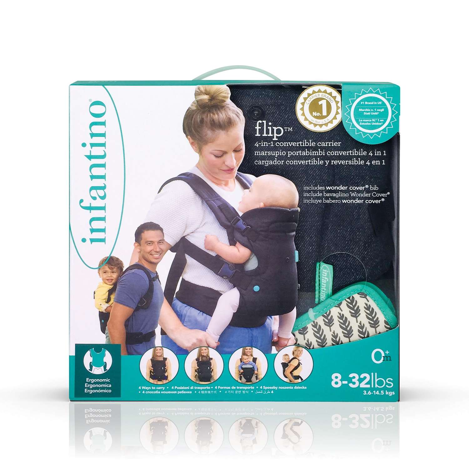 Рюкзак-кенгуру Infantino для переноски малыша 4 в 1 - фото 2