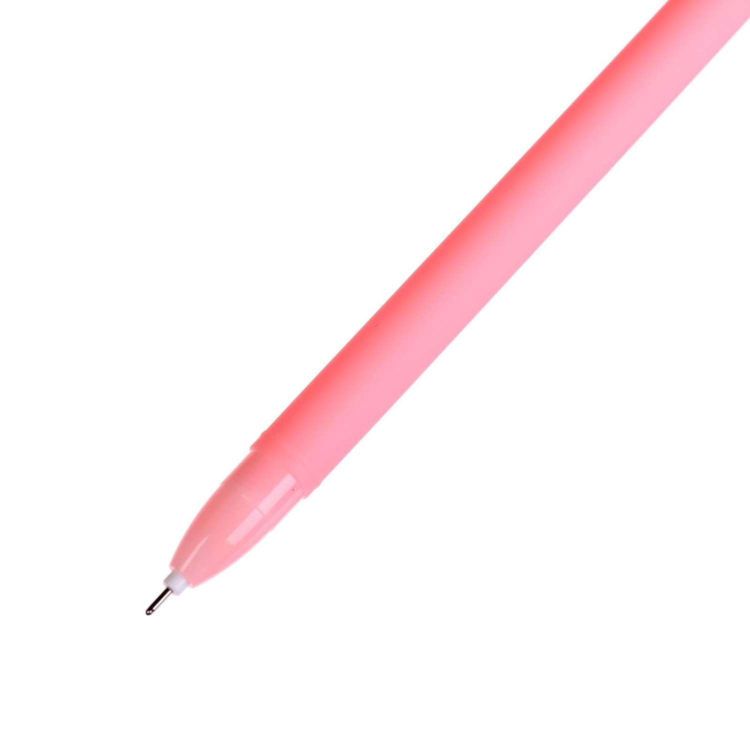 Ручка Calligrata прикол гелевая «Единорог розовый» - фото 3