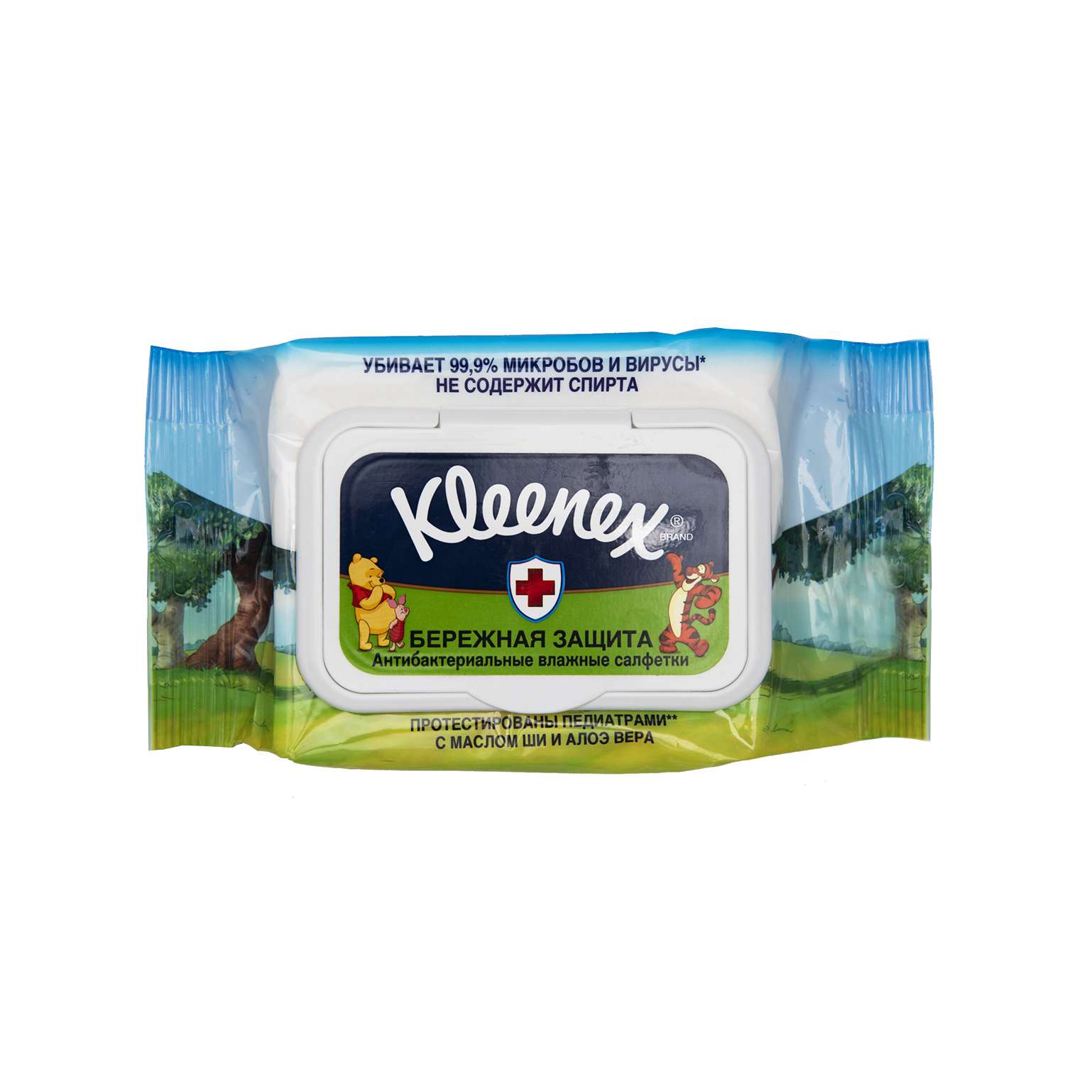 Салфетки влажные Kleenex Disney антибактериальные 40шт - фото 2