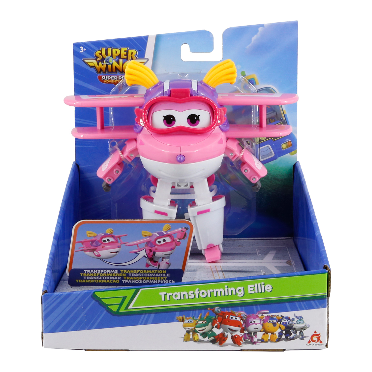 Трансформер Super Wings Элли 12.5 см EU770238 - фото 3