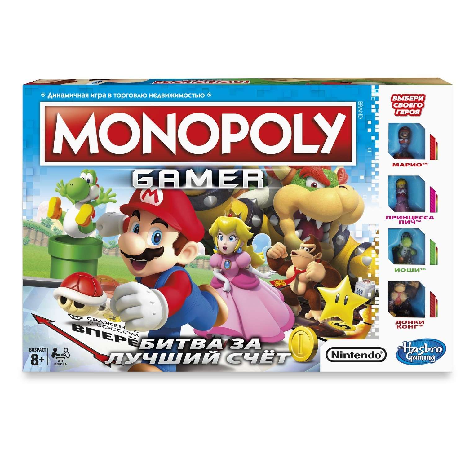 Игра Monopoly Монополия Геймер C1815121 - фото 1