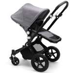 Коляска 2в1 Bugaboo Cameleon3 Plus Complete Black-Grey Melange 239165GM01